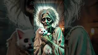 OMG Zombie Granny Breaks Into a Kittens House 😱🧟 cat rescueanimals zombie [upl. by Benni]