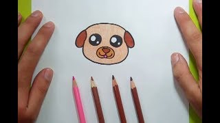 Como dibujar un perro paso a paso 41  How to draw a dog 41 [upl. by Demetre]