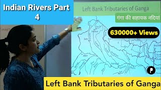 Rivers of India भारत की नदियां Part 4  Left Tributaries सहायक नदियां of Ganga [upl. by Adnowal]