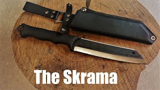 Varusteleka Terävä Skrama Bush Knife Carbon Steel [upl. by Halfdan]