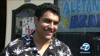 ‘American Idol’ finalist Alejandro Aranda speaks with Eyewitness News  ABC7 [upl. by Esorlatsyrc]