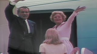 Richard Nixon departs from Washington for the last time as president [upl. by Devon288]