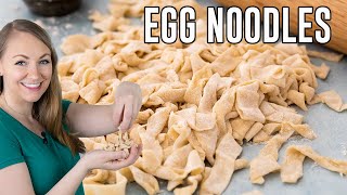 How to Make Egg Noodles [upl. by Kendre]