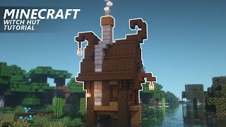 Minecraft How to Build a Witch House  Witch Hut Transformation Tutorial [upl. by Leahcimaj185]