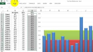 Percentile Markers in an Excel Chart [upl. by Middle]