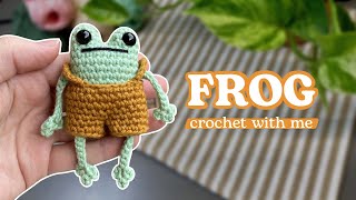 How to crochet a FROG Tutorial StepbyStep DIY [upl. by Chandless330]