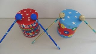 DIY Tambores ⭐️ Drums ⭐️  Creative Flower [upl. by Weasner]