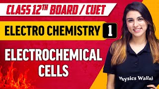 ElectroChemistry 01  Electrochemical Cells  Class 12thCUET [upl. by Aihtebat]