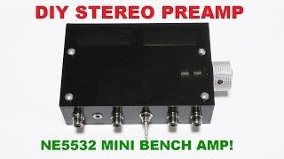 DIY stereo preamplifier design amp build [upl. by Archer495]