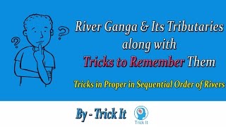 Tributaries of Ganga River amp Trick to Remember Them [upl. by Kemeny]