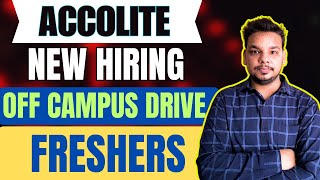 Accolite Hiring Announced  OFF Campus Drive  2025 2024 2023 Batch Hiring  Latest Hirings [upl. by Fenton]