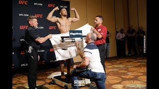 UFC 216 WeighIns Kevin Lee Makes Championship Weight on Second Try  MMA Fighting [upl. by Harman]