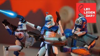 The Clone Wars Ep 4 Survival Battle  StopMotion Series [upl. by Benia707]