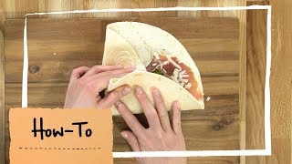 HowTo Wraps falten  Anleitung  MAGGI Kochstudio [upl. by Tomlin]