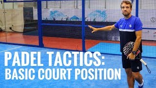 Padel Tactics Basic Court Position [upl. by Shaddock]