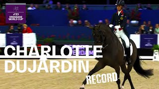 Charlotte Dujardin amp MSJ Freestyle Record Breaking Performance  FEI Dressage World Cup™ [upl. by Akaenahs]