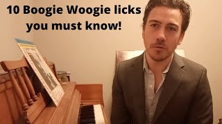 10 Boogie Woogie Licks You Must Know [upl. by Killy]