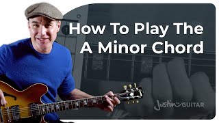 How to Play the Am Chord  Guitar for Beginners [upl. by Neelhtac195]