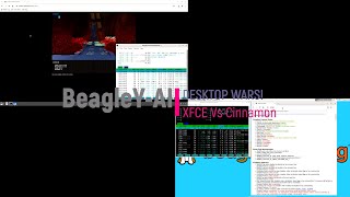 BeagleY AI Desktop WARS Cinnamon Vs XFCE [upl. by Anyl]