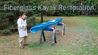 Fiberglass Kayak Restoration  Part 2 [upl. by Ludwigg995]