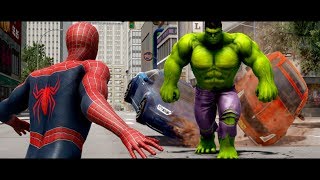 HULK VS SPIDERMAN 2002 Animated Short  Marvel Fight [upl. by Ansela]