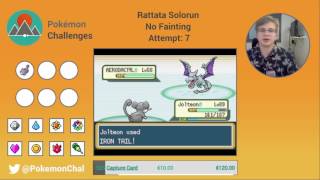 Rattata Solo Run Elite Four Sweep  Pokémon Challenges Stream Highlights [upl. by Wynny]