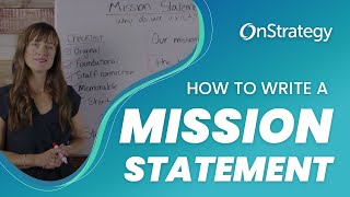 How to Write a Mission Statement [upl. by Killarney]