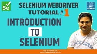 Selenium WebDriver Tutorial 1  Introduction to Selenium [upl. by Sheba10]