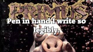 Primus  Nature Boy LYRICS [upl. by Einatirb]