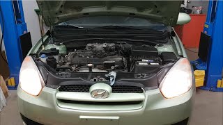 Misfire diagnosis and repair 2008 Hyundai Accent [upl. by Perrins]