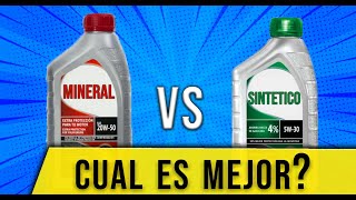 Cual es la diferencia entre un ACEITE SINTETICO y uno NORMAL [upl. by Iroj]