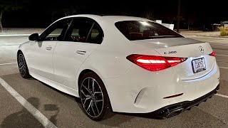 Mercedes CClass 2023 Night Drive POV amp InDepth Review  Mercedes Lounge [upl. by Yknip24]