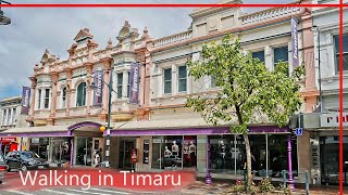 4K Timaru  Walking Tour Canterbury New Zealand [upl. by Switzer872]