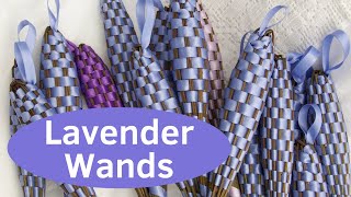 How to Weave a Lavender Wand  full stepbystep version [upl. by Herahab79]