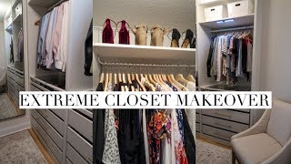 DIY Builtin Closet using IKEA Pax  Algot [upl. by Eerahc]