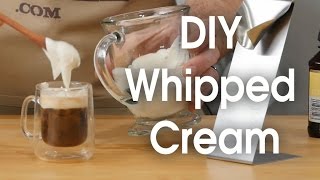 DIY whipped cream in 60 seconds [upl. by Easter]