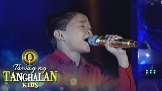 Tawag ng Tanghalan Kids Mackie Empuerto  Patuloy Ang Pangarap [upl. by Neerahs]