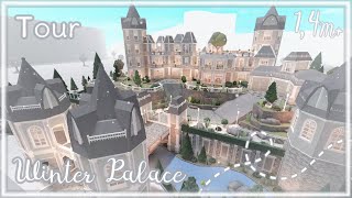 Bloxburg Build  Winter Palace tour 14M [upl. by Maryann888]