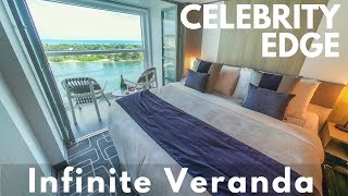 Celebrity Edge Infinite Veranda Stateroom Tour Cabin 7143 [upl. by Acey54]