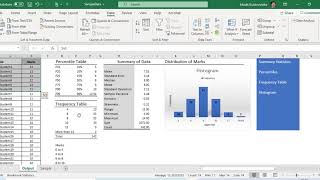 Statistics in Excel Tutorial 11 Descriptive Statistics using Microsoft Excel [upl. by Ettesil823]