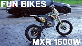 I bought an Electric Pitbike  Fun Bikes MXR 1500w [upl. by Narhem533]