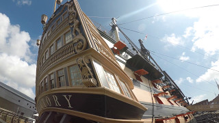 HMS Victory  Walkthrough Tour April 2017  4k [upl. by Aninad]