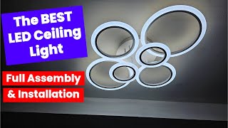 The Best LED Ceiling Light Assembly and installation [upl. by Ame170]