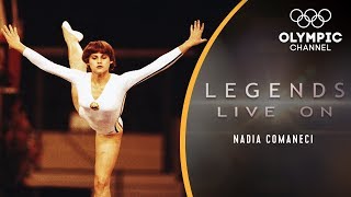 The Story of Nadia Comaneci Gymnastics Perfect 10 Icon  Legends Live On [upl. by Garibald914]