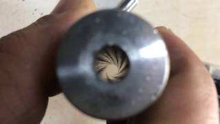 Rifling button handmade [upl. by Gilman173]