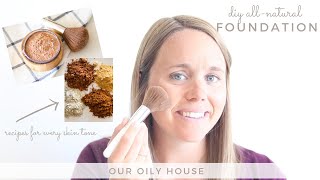 AllNatural Foundation Recipe ALL SKIN TONES [upl. by Eitten119]