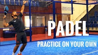 Padel Practice on your own [upl. by Otrebogir]