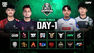 PUBG Mobile NEPX Showdown  Grand Finals Day 1 [upl. by Dressel]