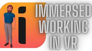 Working in VR Using Immersed [upl. by Yrtnej]