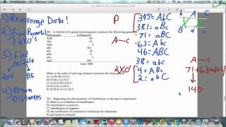 Genetics Gene mapping in 4 steps [upl. by Ariada]